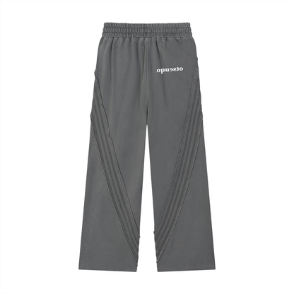 Snow Washed Tape Raw Edge Sweatpant