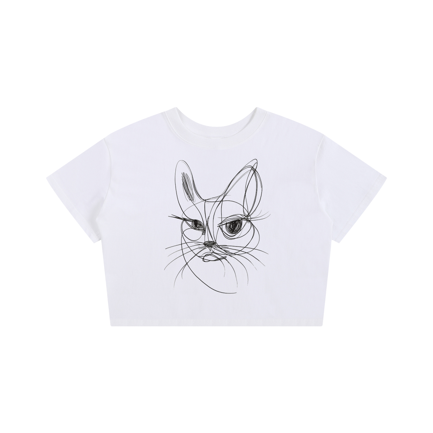 Kitty Baby Tee Signature Seamless