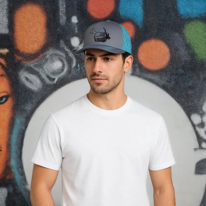 Gray/Neon Cap