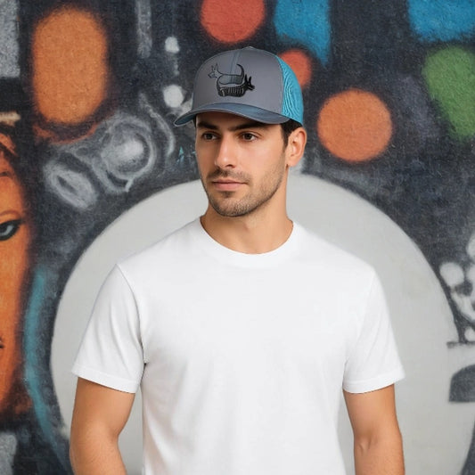 Gray/Neon Cap