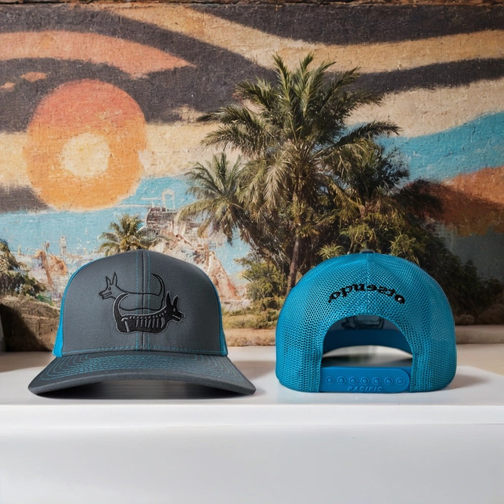 Gray/Neon Cap