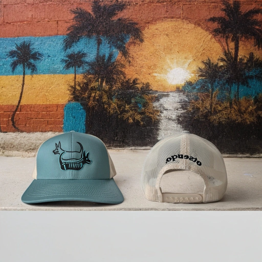 Blue/Beige Cap
