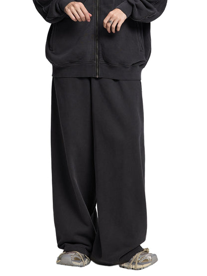 Snow Washed Tape Raw Edge Sweatpant