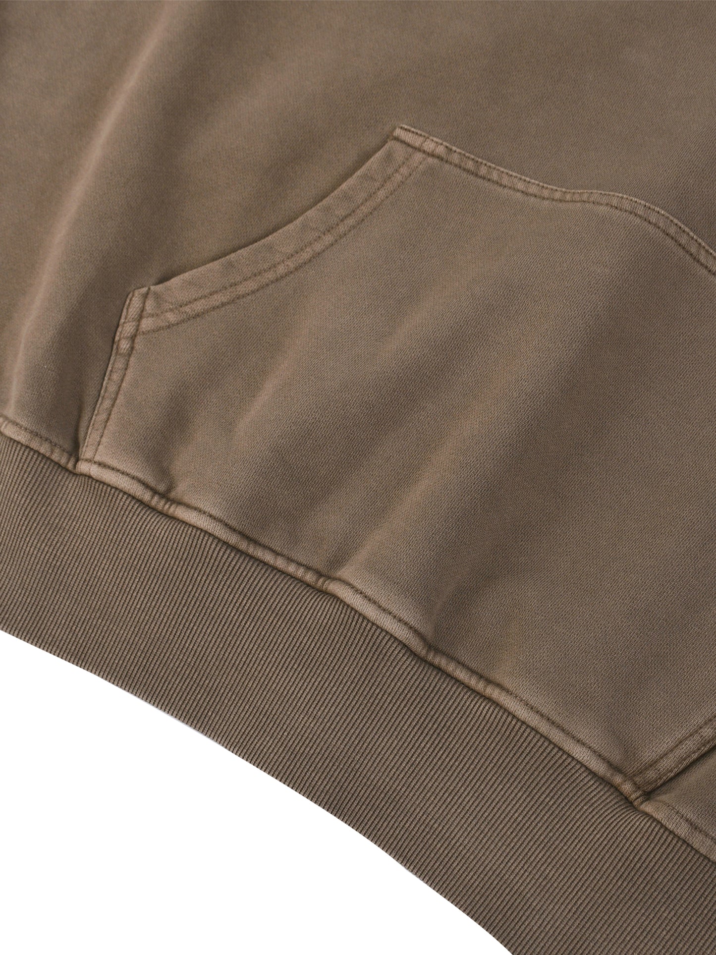 Raw Finish Washed Hoodie